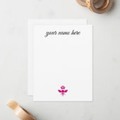 Cartes pour notes d'abeilles personnalisés (Devant/Arrière en situation)