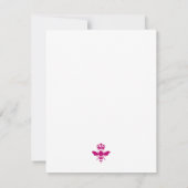 Cartes pour notes d'abeilles personnalisés (Dos)