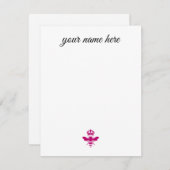 Cartes pour notes d'abeilles personnalisés (Devant / Derrière)