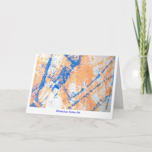 Cartes pour notes d'art d'action de fauteuil (Devant)