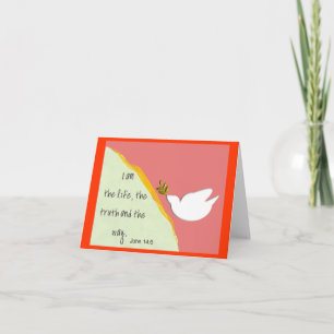 Cartes pour notes de 14:6 de John de vers de bible