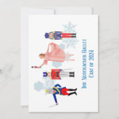 Cartes pour notes de ballet de craqueurs (Devant)