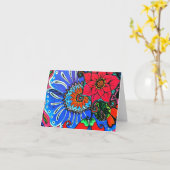 Cartes pour notes de blanc d'illustration de fleur (Fleur jaune)