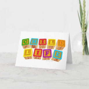 Cartes pour notes de "blocs" de la vie d'enfant