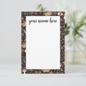 Cartes pour notes de bois personnalisés (Debout devant)