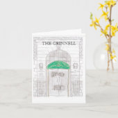 Cartes pour notes de Centennial de GRINNELL (Fleur jaune)