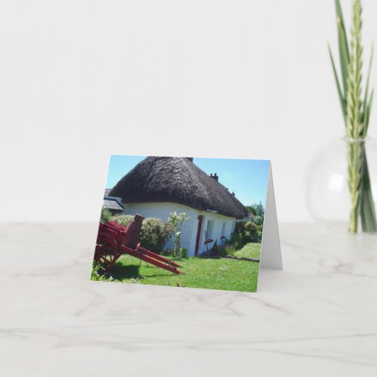 Cartes pour notes de chalet irlandais (Devant)