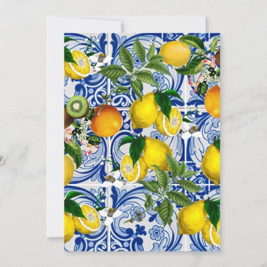 Cartes pour notes de citron personnalisés (Dos)