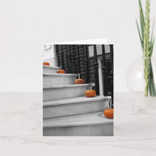 Cartes pour notes de citrouilles (Devant)