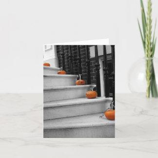 Cartes pour notes de citrouilles