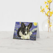 Cartes pour notes de corgi de Gallois de cardigan (Fleur jaune)