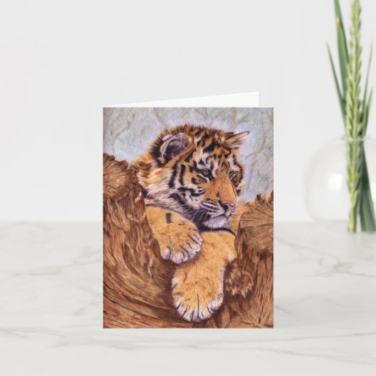Cartes pour notes de CUB de tigre (Devant)