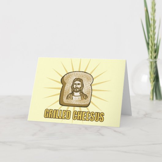 Cartes pour notes de fromage grillé (Devant)