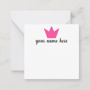 Cartes pour notes de la Couronne personnalisée