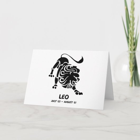 Cartes pour notes de Leo Zodiac (Devant)