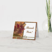 Cartes pour notes de Merci de mariage de automne (Devant)