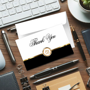 Cartes pour notes de Merci immobilier classique