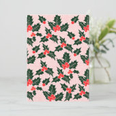 Cartes pour notes de Noël personnalisés (Debout devant)