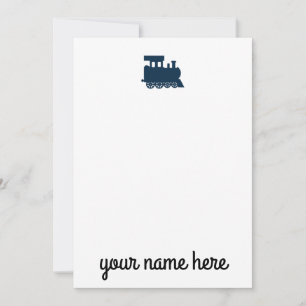 Cartes pour notes de papeterie ferroviaire pour en