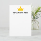 Cartes pour notes de papeterie pour filles personn (Debout devant)