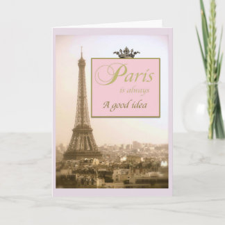 Cartes pour notes de Paris avec Tour Eiffel et la