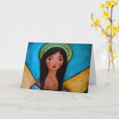 CARTES POUR NOTES DE PEINTURE ANGEL (Fleur jaune)