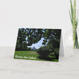 Cartes pour notes de phare d'île de Blackistone