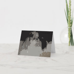 Cartes pour notes de Shih Tzu