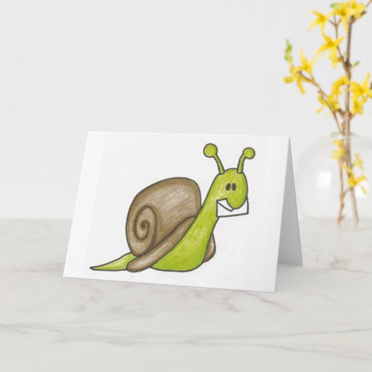 Cartes pour notes de snail mail (Fleur jaune)