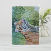 Cartes pour notes de tigre (Debout devant)