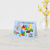 Cartes pour notes des jouets d'un garçon (Fleur jaune)