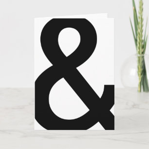 Cartes pour notes d'esperluète