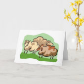 Cartes pour notes du mouton (Fleur jaune)