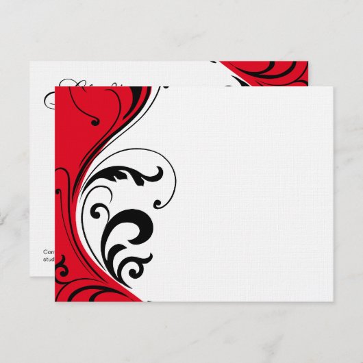 Cartes pour notes élégants du salon de coiffure (Devant / Derrière)