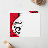 Cartes pour notes élégants du salon de coiffure (Devant/Arrière en situation)