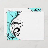 Cartes pour notes élégants du salon de coiffure (Devant / Derrière)