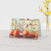 Cartes pour notes en verre d'impression de tomates (Fleur jaune)