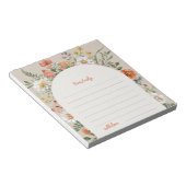 Cartes pour notes fleurs sauvages | Bloc-notes (Incliné)
