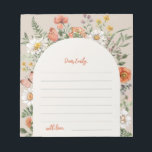Cartes pour notes fleurs sauvages | Bloc-notes<br><div class="desc">Cartes pour notes fleurs sauvages. Demandez aux clients d'écrire une note spéciale. Prêt à être personnalisé par vous !</div>