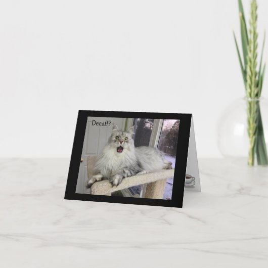 Cartes pour notes humoristiques de café (Devant)