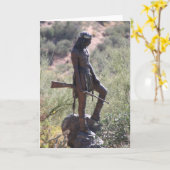 Cartes pour notes indiens du guerrier (Fleur jaune)