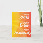 cartes pour notes "inspirés par l'âme" (Devant)