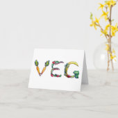 Cartes pour notes intérieurs de blanc de "Veg" (Fleur jaune)