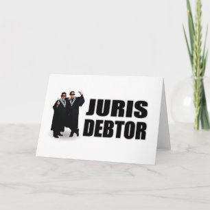 cartes pour notes "Juris Debtor"