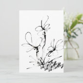 Cartes pour notes noirs et blancs (Debout devant)