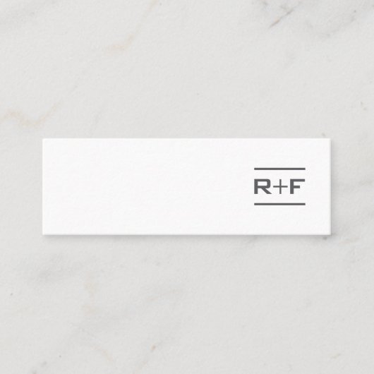 Cartes pour notes ou cartes de visite (Devant)