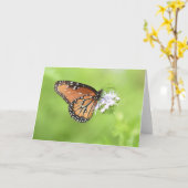 Cartes pour notes papillons d'automne (vierge à l' (Fleur jaune)