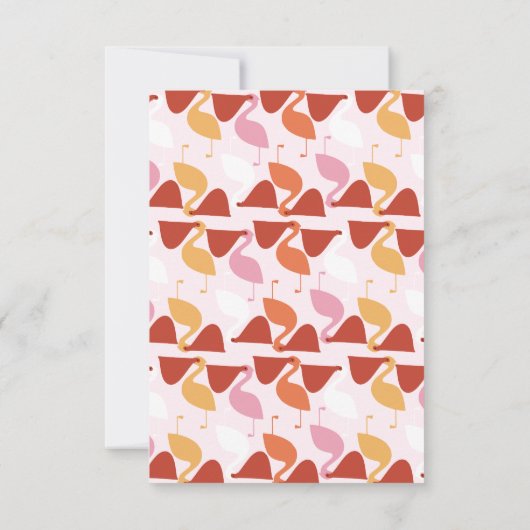 Cartes pour notes pélicans personnalisés (Dos)