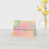 Cartes pour notes personnalisés (Fleur jaune)