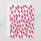 Cartes pour notes personnalisés de l'éclair (Dos)